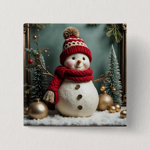 Vintage Christmas - Button