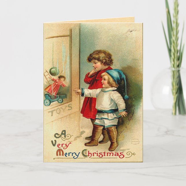 Vintage Christmas Card (Front)