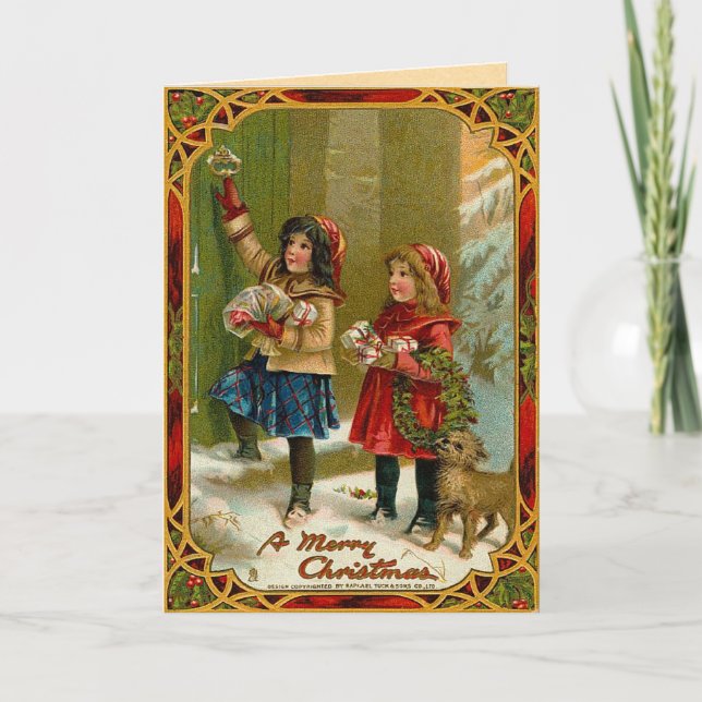 Vintage Christmas Card (Front)