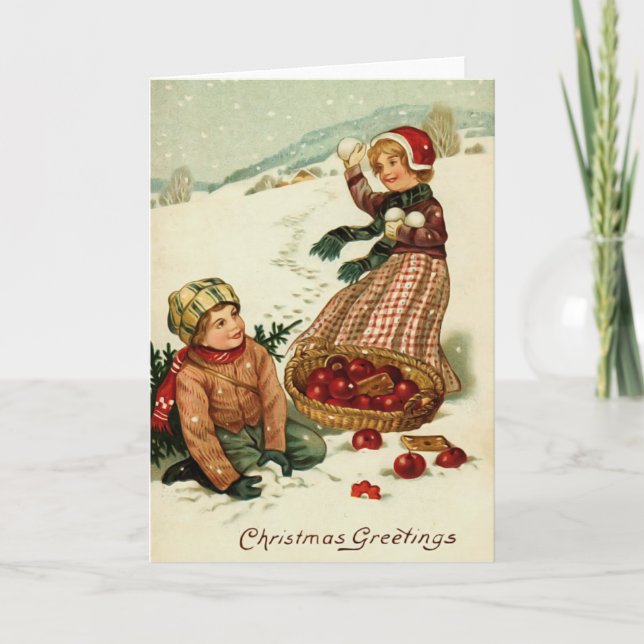 Vintage Christmas Card (Front)