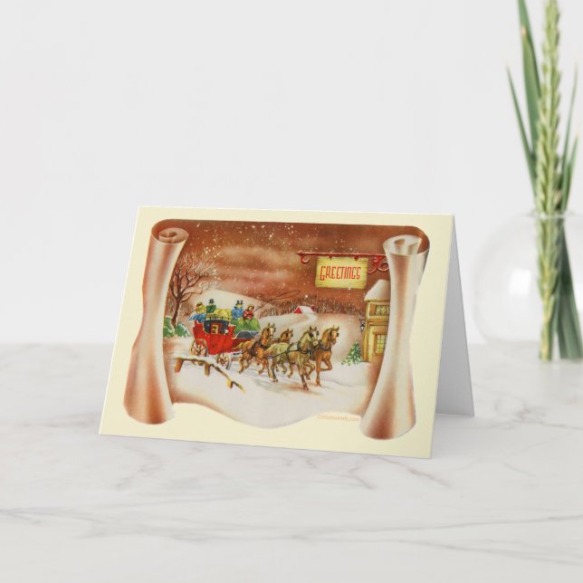 Vintage Christmas Card (Front)