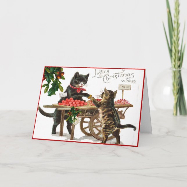 Vintage Christmas card (Front)