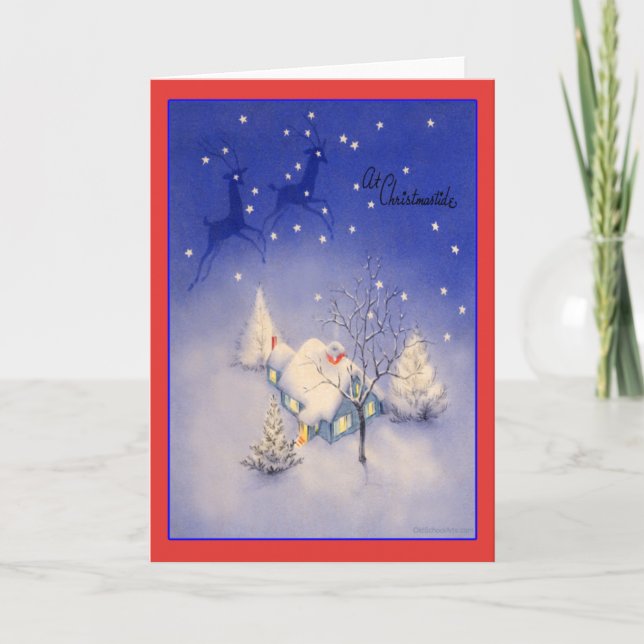 Vintage Christmas Card (Front)