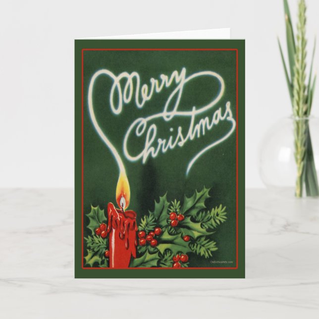 Vintage Christmas Card (Front)