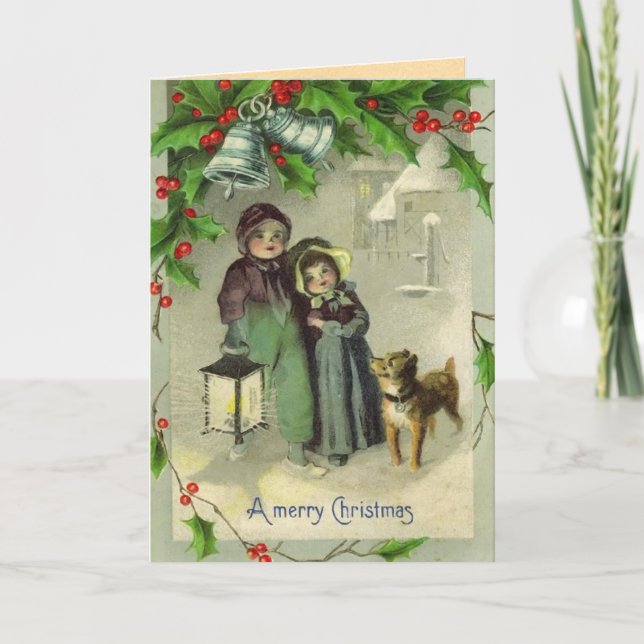 Vintage Christmas Card (Front)