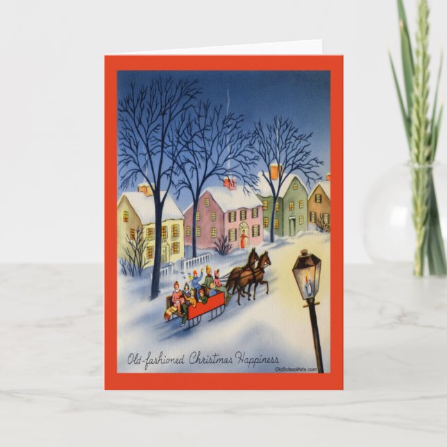 Vintage Christmas Card (Front)