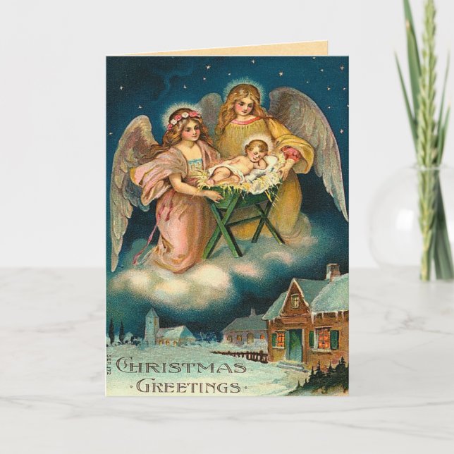 Vintage Christmas Card (Front)