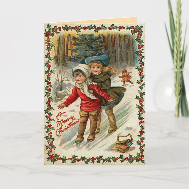Vintage Christmas Card (Front)
