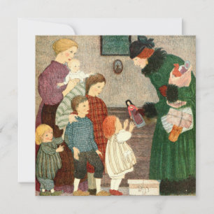 Vintage Christmas Card Christmas Spirit