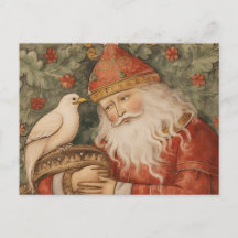 Vintage Christmas Card | Vintage Santa postcard