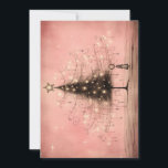 Vintage Christmas Cards - Pink Christmas Tree<br><div class="desc">Spread holiday cheer with our personalised Christmas cards, tailor-made to capture the spirit of the season. Each digital Christmas card offers a unique touch to your festive greetings, allowing you to send warmth and joy to friends and family near and far. With our custom Christmas cards, you can transform your...</div>