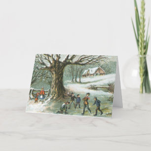 Vintage Christmas Cards - Seasons Greetings