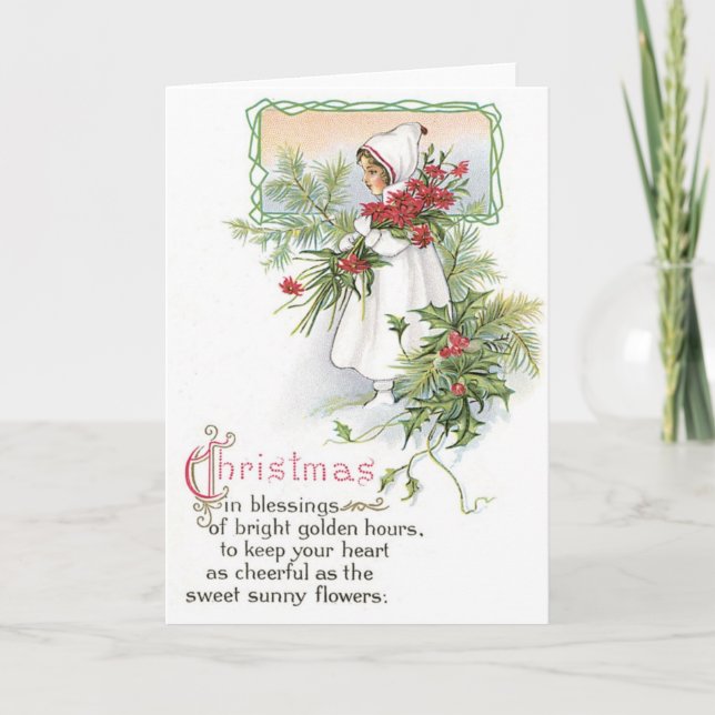 Vintage Christmas Cards  - Seasons Greetings (Front)