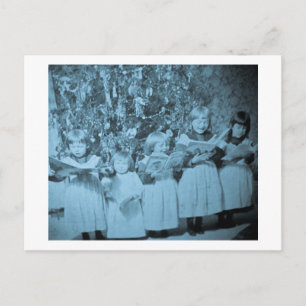 Vintage Christmas Carol Stereoview Card