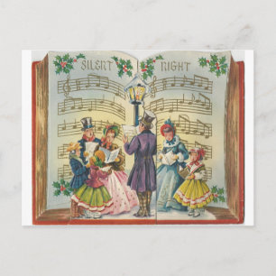 Vintage Christmas Carolers Card