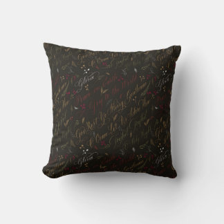 Vintage Christmas Carols Cushion