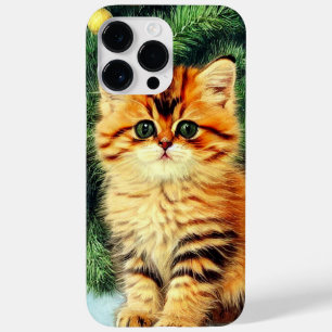 Vintage Christmas Cat Case-Mate iPhone 14 Pro Max Case