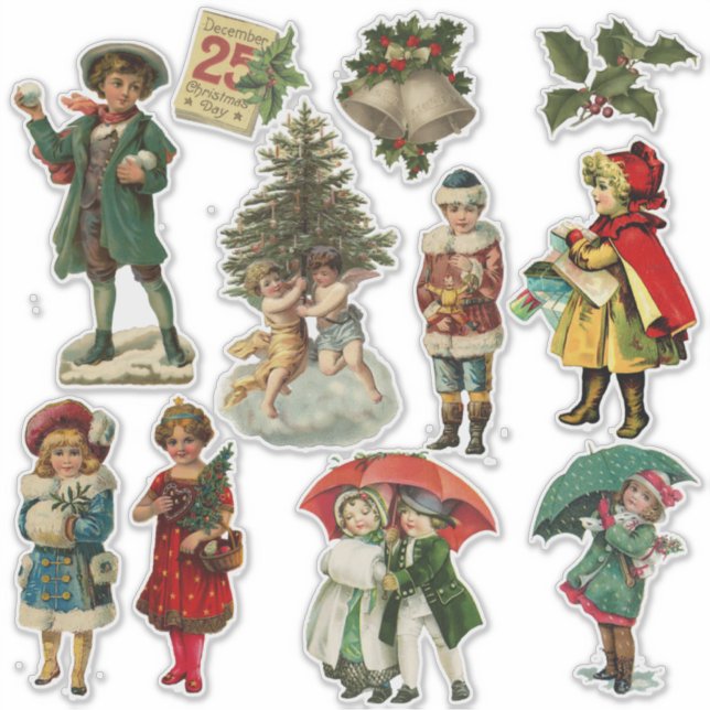Vintage Christmas Characters (Front)