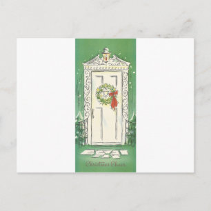 Vintage Christmas Cheer Holiday Postcard