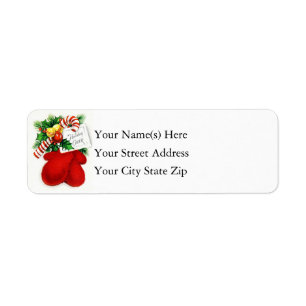 Vintage Christmas Cheer Mittens