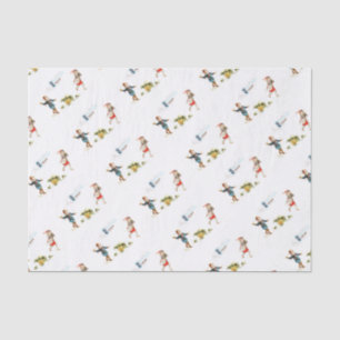 Vintage Christmas Cheer - Snowball Fun Tissue Paper