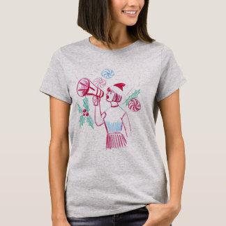 Vintage Christmas Cheerleader T-Shirt