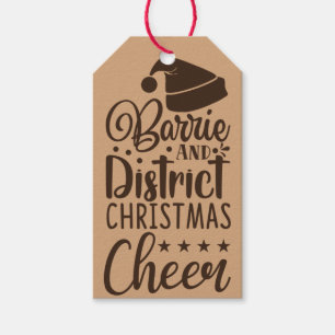 Vintage Christmas Cheers Gift Tags