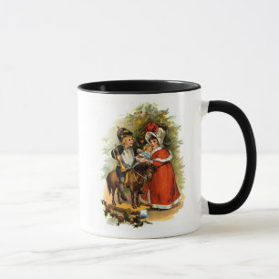 Vintage Christmas Children Mug