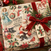 Vintage Christmas Collage Decoupage