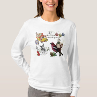 Vintage Christmas Collage Shirt