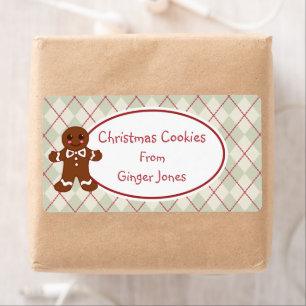 Vintage Christmas Cookies Kitchen Labels