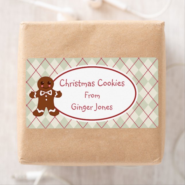Vintage Christmas Cookies Kitchen Labels (Insitu)