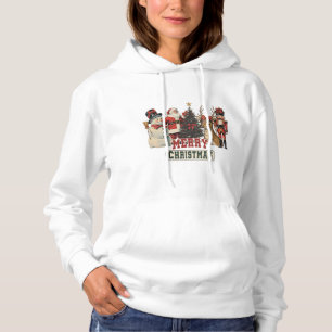 Vintage Christmas Crew: The Cosy Crop Hoodie
