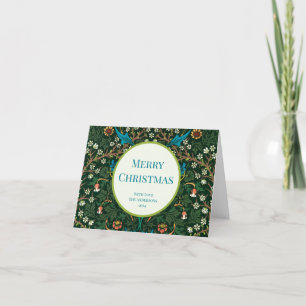Vintage Christmas, Custom William Morris Holiday Card