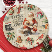Vintage Christmas Decoupage