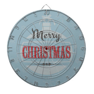 Vintage Christmas design Dartboard