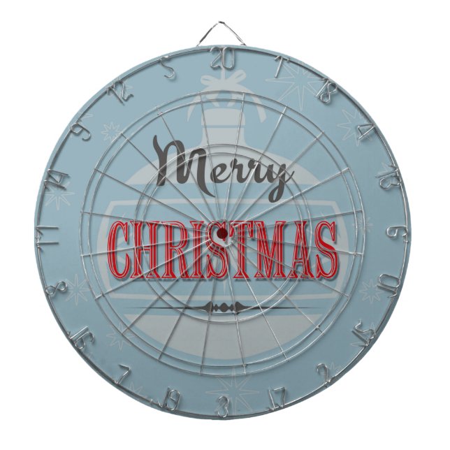 Vintage Christmas design Dartboard (Front)