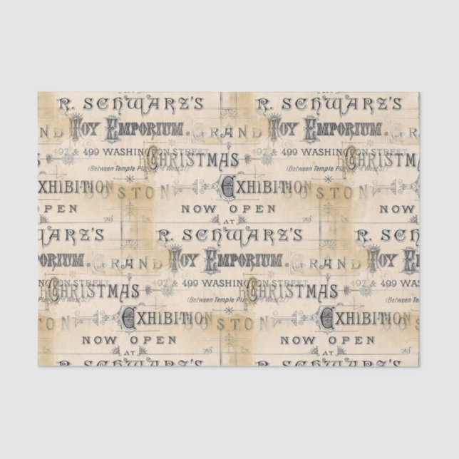 Vintage Christmas Emporium Tissue Paper (Front)