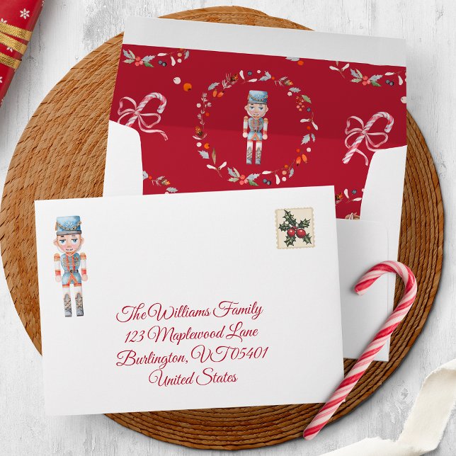 Vintage Christmas Envelope with Soldier (Creator Uploaded)