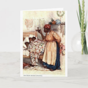 Vintage - Christmas Eve Bedtime Rules, Card