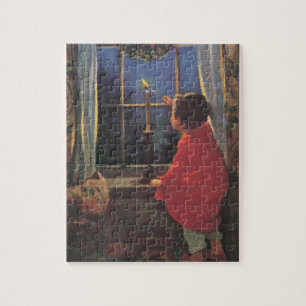 Vintage Christmas Eve by Jessie Willcox Smith Jigsaw Puzzle
