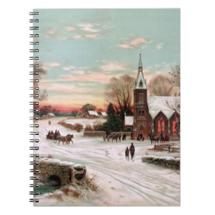 Vintage Christmas Eve Notebook