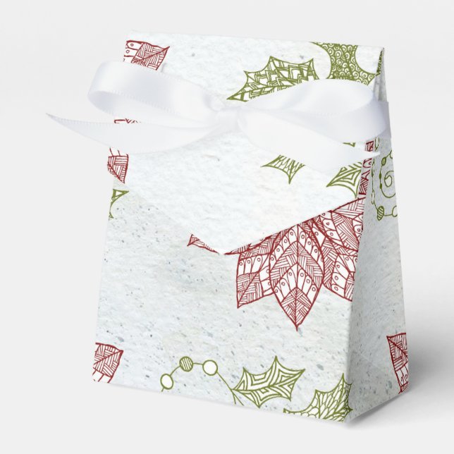 Vintage Christmas Favour Box (Front Side)