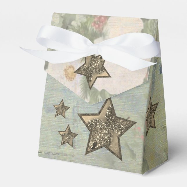 Vintage Christmas Favour Box (Front Side)