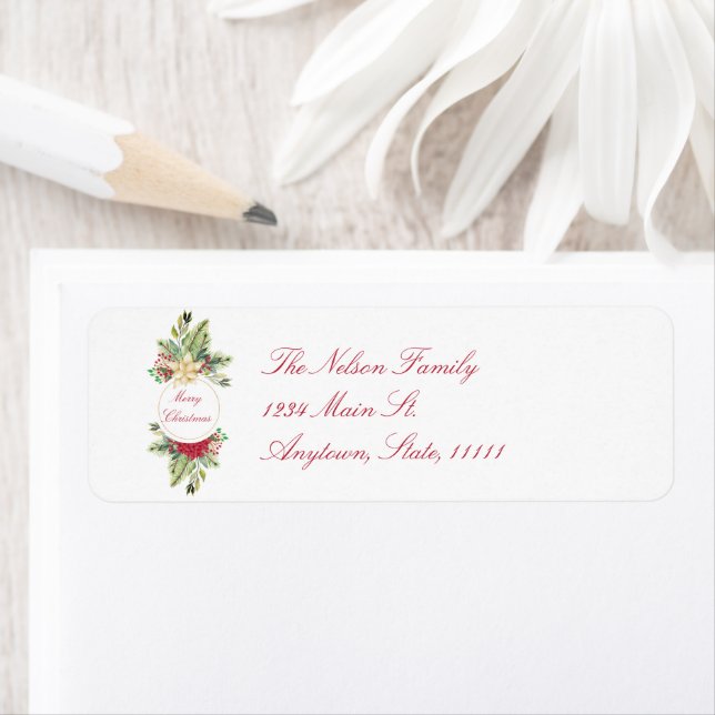 Vintage Christmas floral   (Insitu)