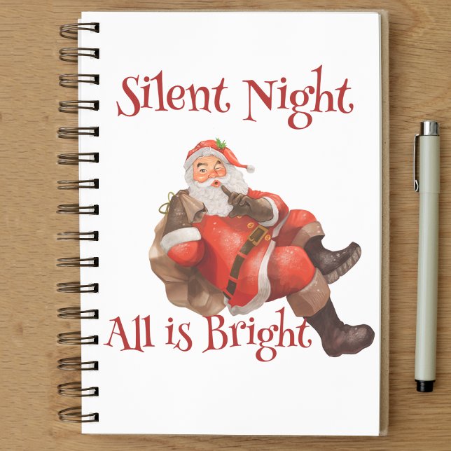 Vintage Christmas Funny Santa Claus Notebook (Creator Uploaded)