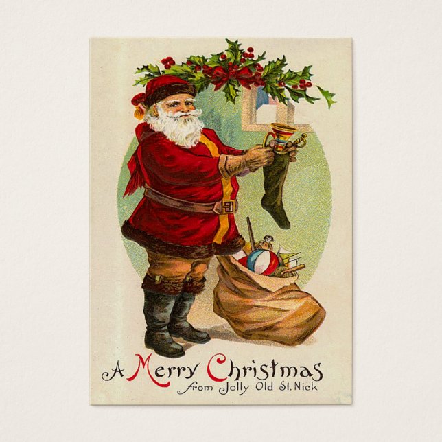 Vintage Christmas Gift Tags (Front)