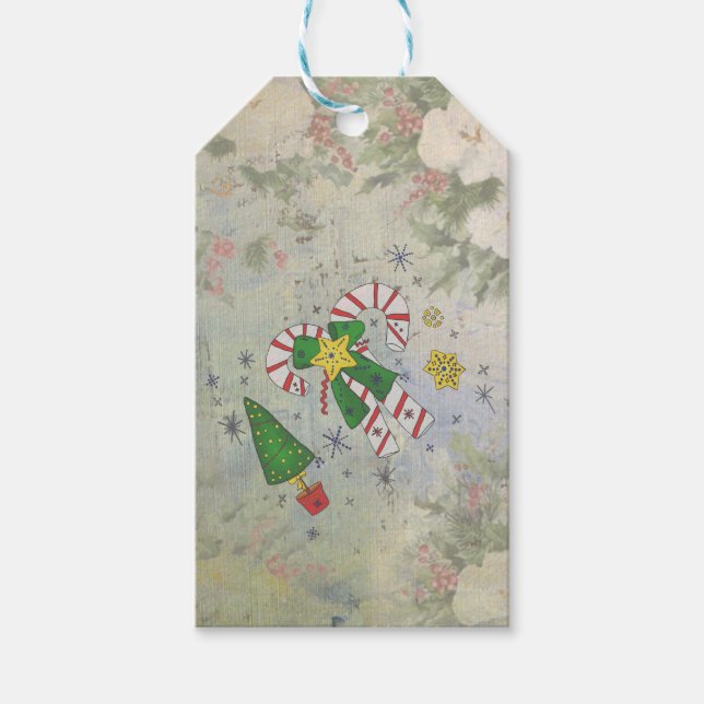 Vintage Christmas Gift Tags (Front)