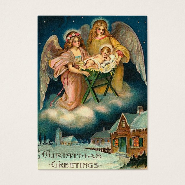 Vintage Christmas Gift Tags (Front)