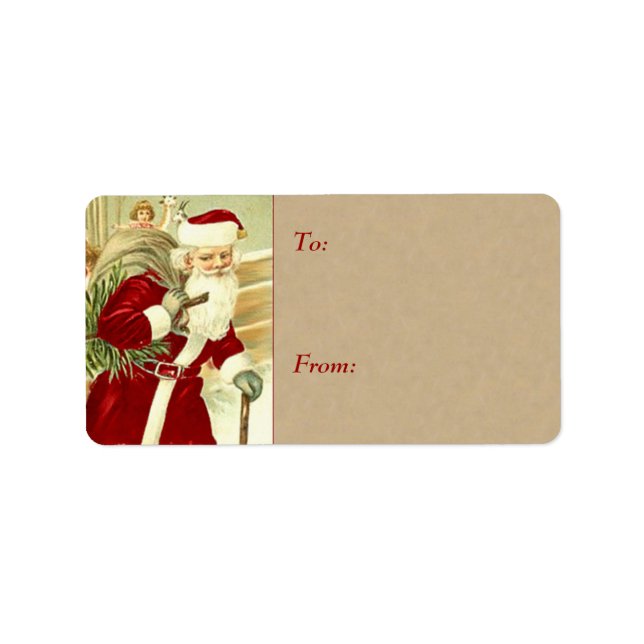 Vintage Christmas Gift Tags (Front)